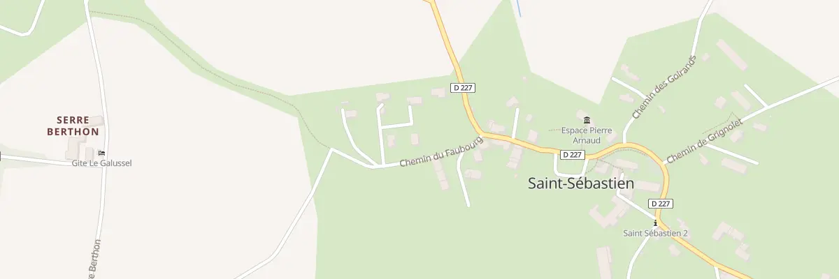 Plan du 5160 Les Cotes Ouest à Châtel-en-Trièves
