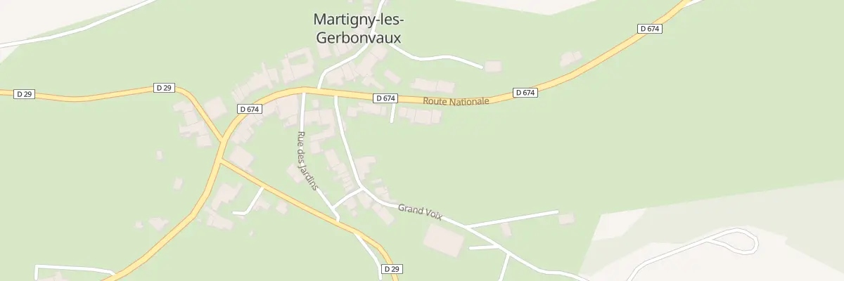 Plan du 267 Rte Nationale à Martigny-les-Gerbonvaux