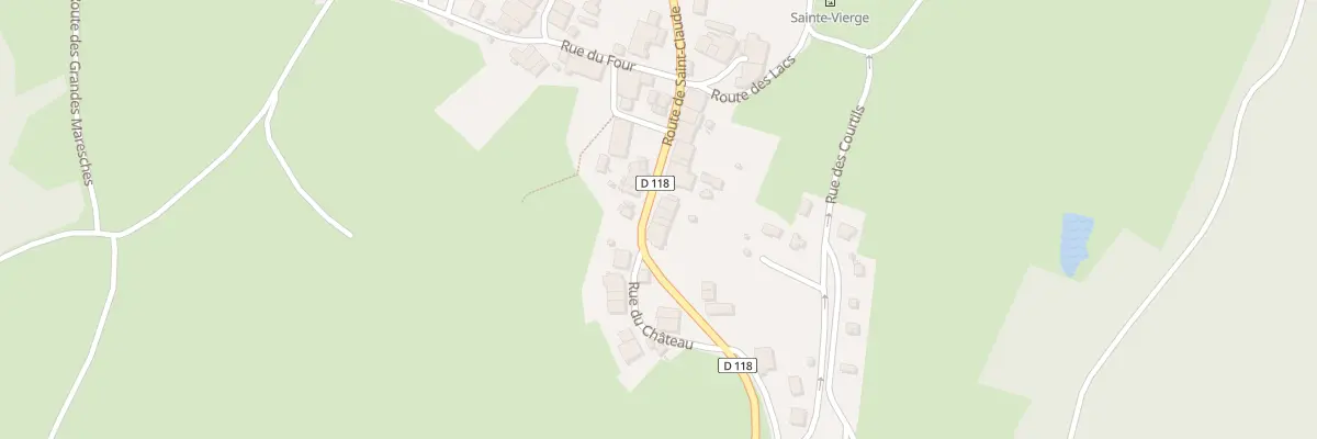 Plan du 775 Rte de St Claude à Étival