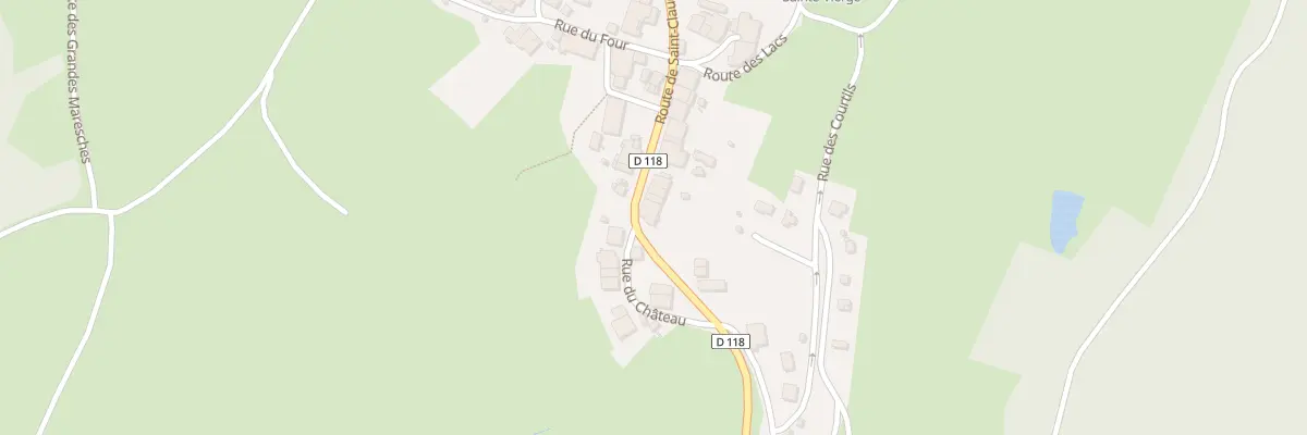 Plan du 785 Rte de St Claude à Étival