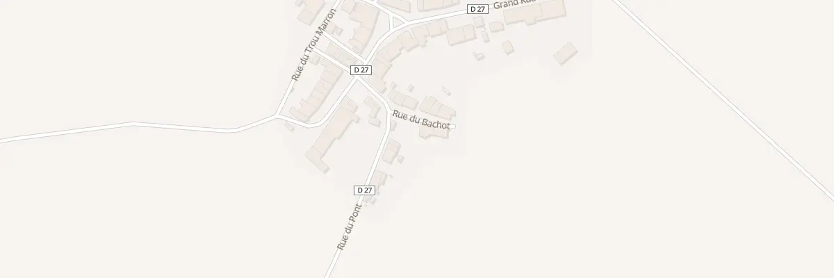 Plan du 2B Rue du Bachot à Joppécourt