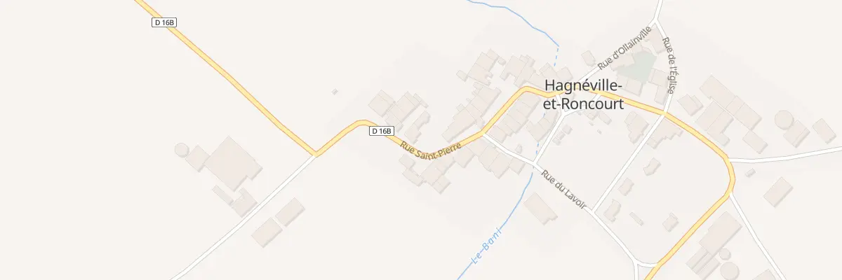 Plan du 9 Rue Saint-pierre à Hagnéville-et-Roncourt