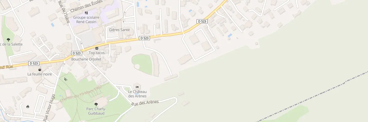 Plan du 24 Rue Jean Jaurès à Gières