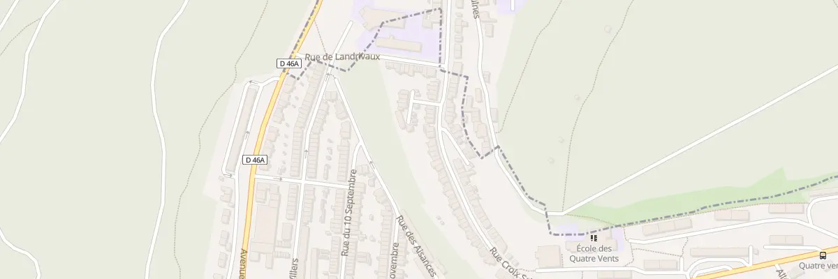 Plan du 67 Rue Croix St Jean à Herserange
