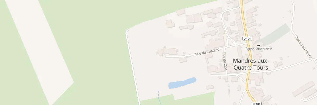Plan du 14 Rue du Clos à Mandres-aux-Quatre-Tours