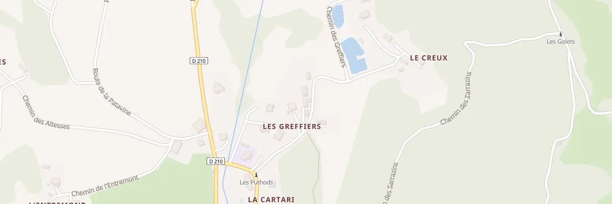 Plan du 99 Che des Greffiers à Lucey