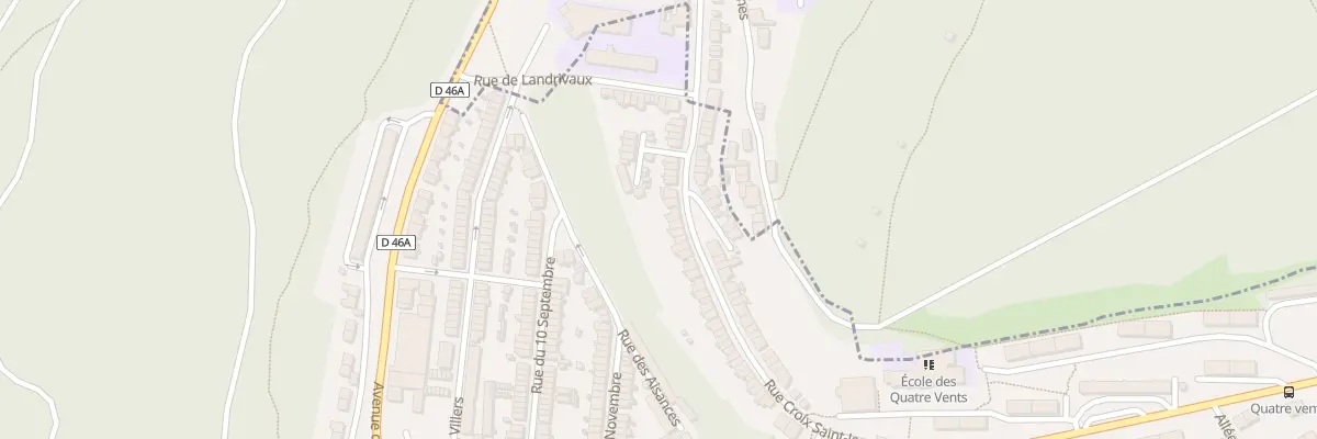 Plan du 65 Rue Croix St Jean à Herserange