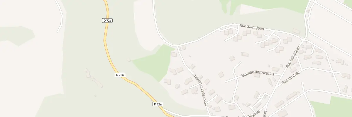 Plan du 13 Che du Réservoir à Injoux-Génissiat