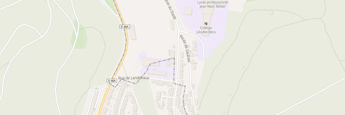 Plan du 1A Rue du Stade à Longlaville