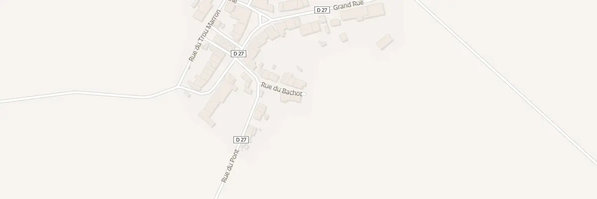 Plan du 10 Rue du Bachot à Joppécourt