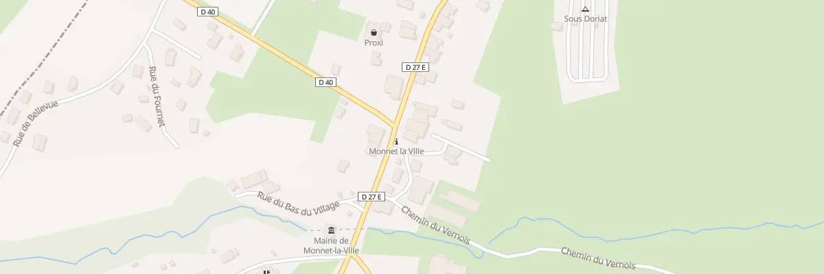 Plan du 6 Rue Marcel Hugon à Monnet-la-Ville