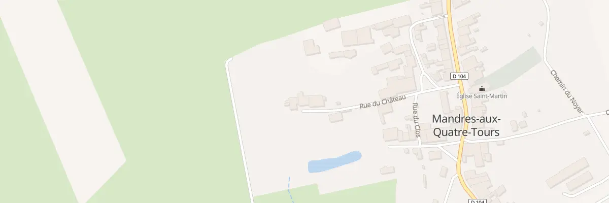 Plan du 12 Rue du Château à Mandres-aux-Quatre-Tours