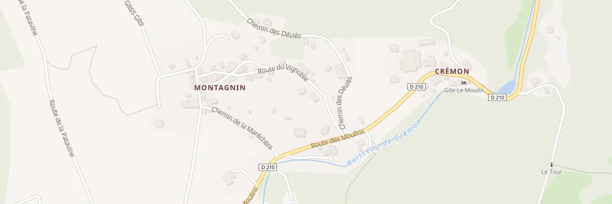 Plan du 554 Rte du Vignoble à Lucey