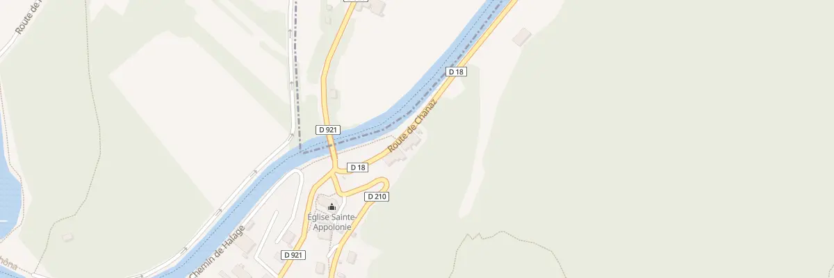 Plan du 106 Rte de Chanaz à Chanaz