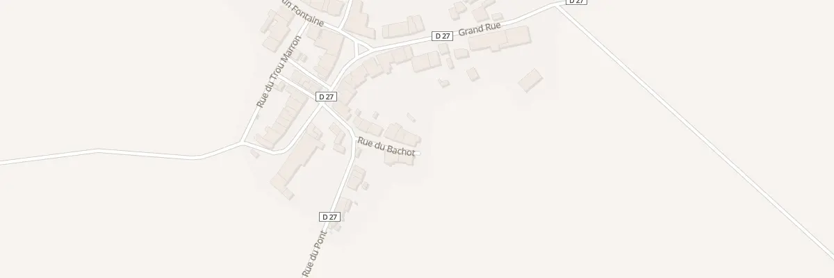 Plan du 9 Rue du Bachot à Joppécourt