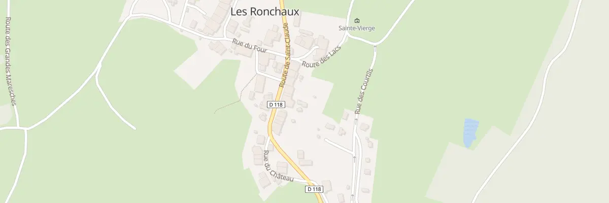 Plan du 735 Rte de St Claude à Étival