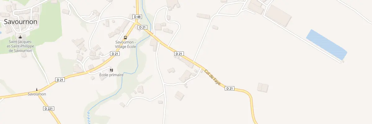 Plan du 144 Rte de Faye à Savournon