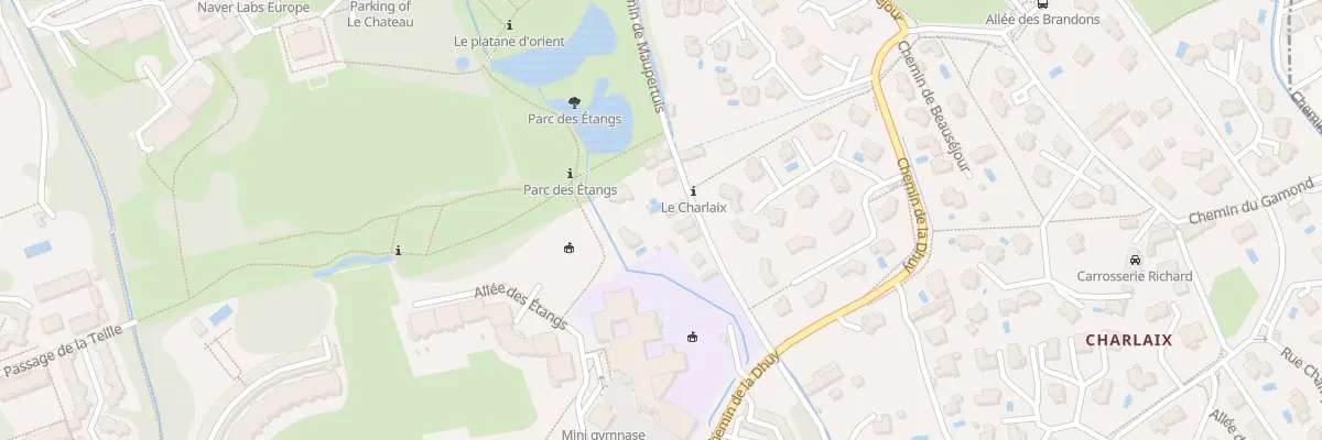 Plan du 16 Che de Maupertuis à Meylan