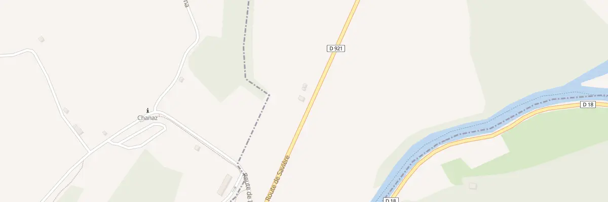 Plan du 1435 Rte de Savière à Vions