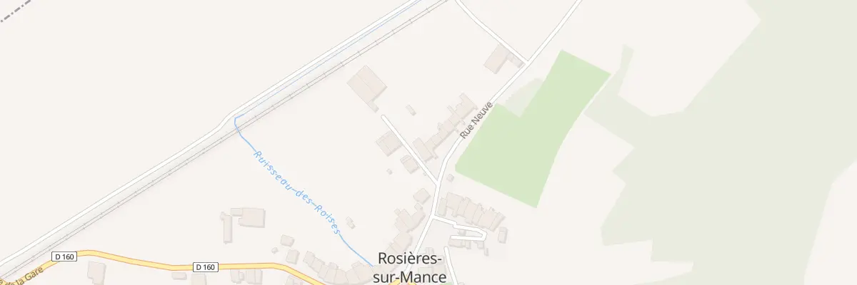 Plan du 29 Rue Neuve à Rosières-sur-Mance