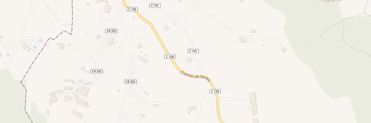 Plan du 272 Tra du Rouve au Beausset