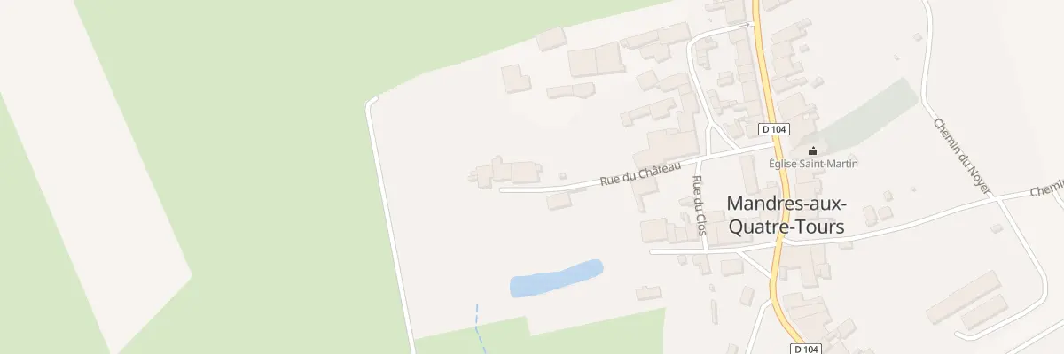 Plan du 10 Rue du Château à Mandres-aux-Quatre-Tours
