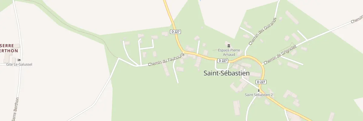Plan du 3 Che du Faubourg à Châtel-en-Trièves