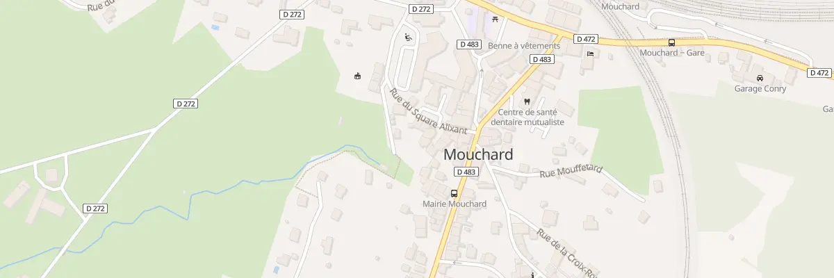 Plan du 11 Rue du Square Alixant à Mouchard