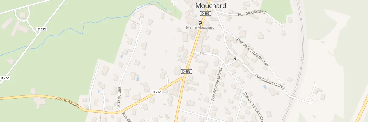 Plan du 64 Rue de Strasbourg à Mouchard