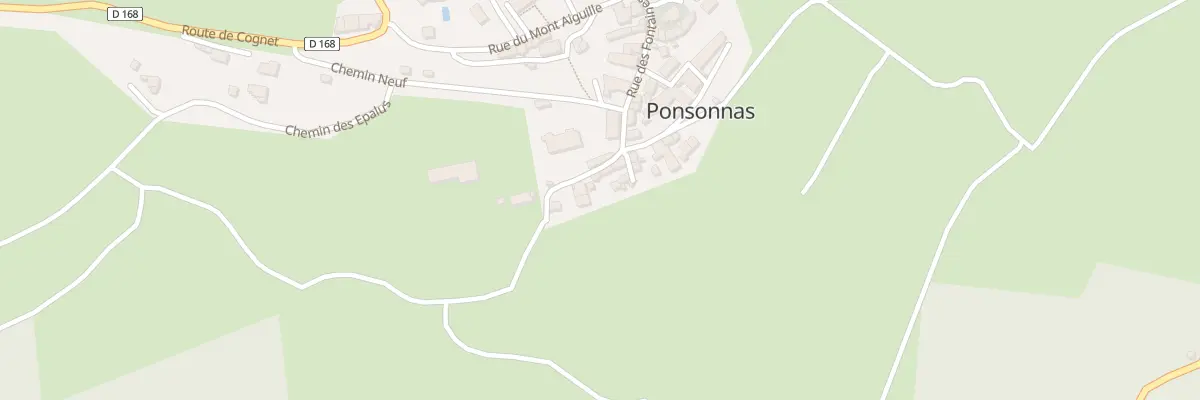 Plan du 33 Che du Clos de la Reine à Ponsonnas