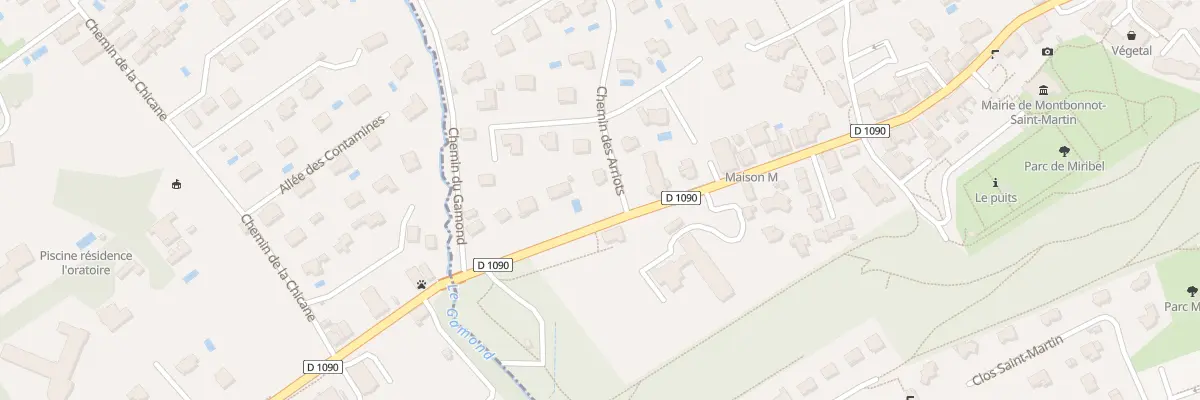 Plan du 135 Rue Général de Gaulle à Montbonnot-Saint-Martin
