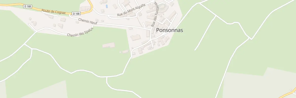 Plan du 5028 Che du Clos de la Reine à Ponsonnas