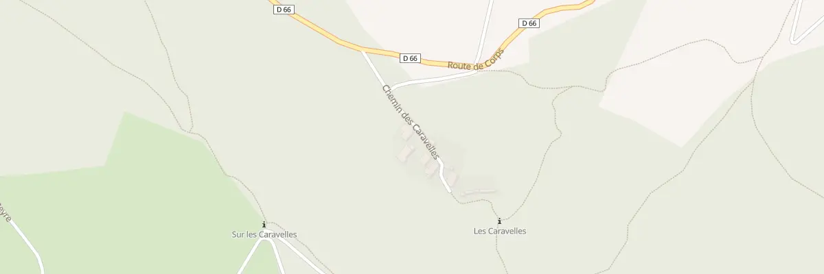 Plan du 140 Che des Caravelles à Châtel-en-Trièves