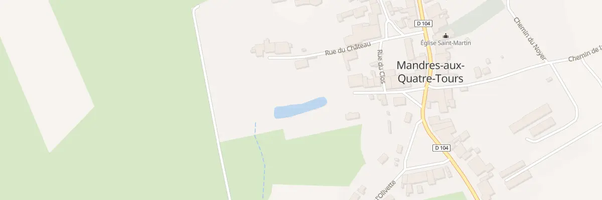 Plan du 11 Rue du Clos à Mandres-aux-Quatre-Tours
