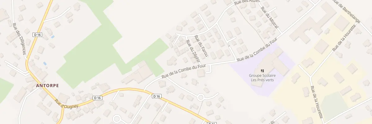 Plan du 3 Rue de la Combe du Four à Saint-Vit