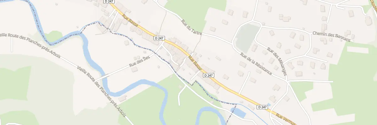 Plan du 54 Rue Basse à Mesnay