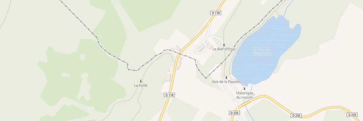 Plan du 8 Rue du Bief d’Etraz à Coteaux du Lizon