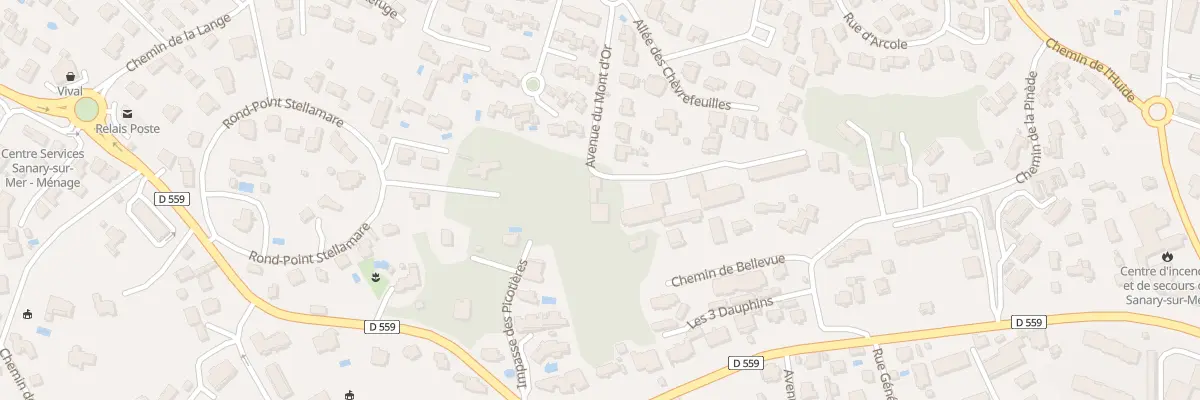 Plan du 350 Av du Mont d’Or à Sanary-sur-Mer