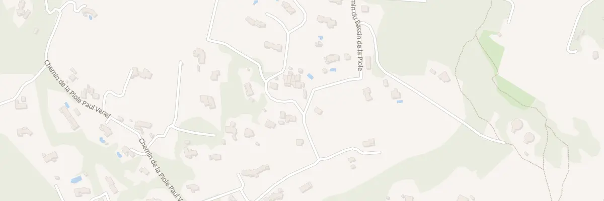 Plan du 25 Che du Bassin de la Piole à Sanary-sur-Mer