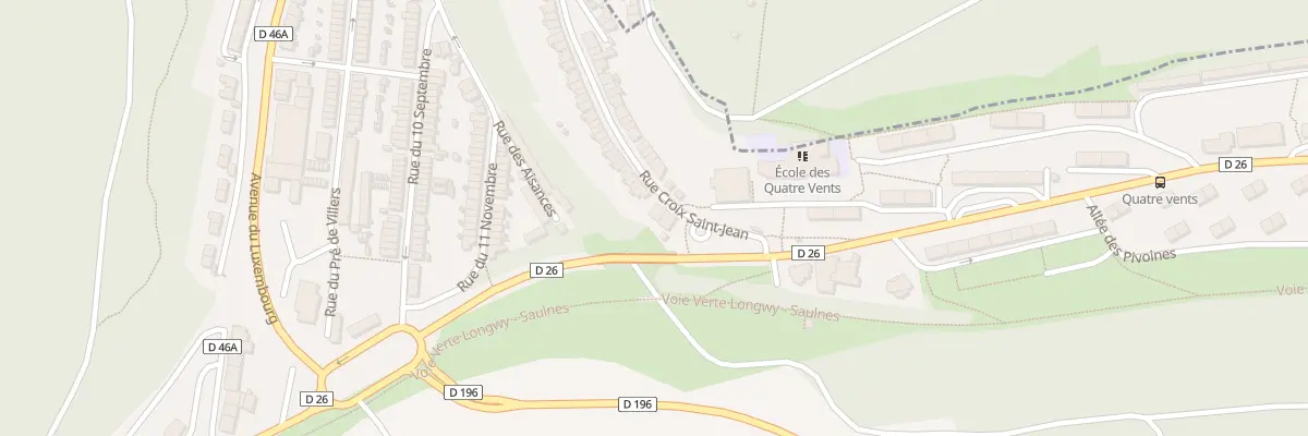 Plan du 19 Rue Croix St Jean à Herserange