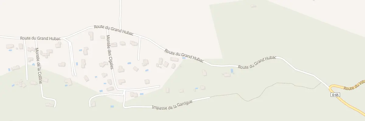 Plan du 425 Rte du Grand Hubac à Artigues