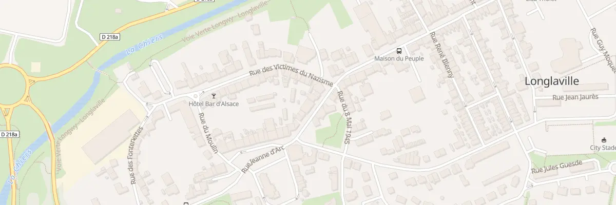 Plan du 11 Rue Jeanne d’Arc à Longlaville
