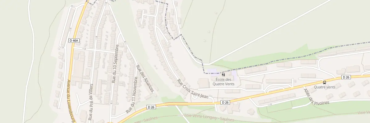 Plan du 30 Rue Croix St Jean à Herserange