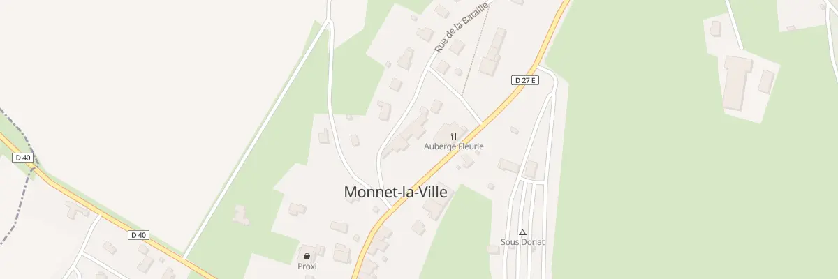 Plan du 4 Rue de la Bataille à Monnet-la-Ville