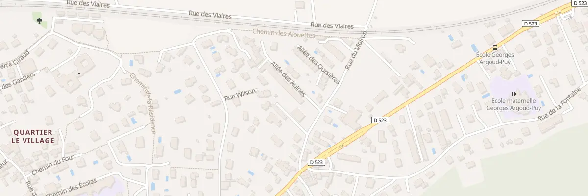 Plan du 13 Rue du Moiron à Gières