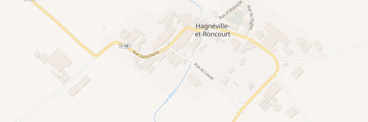 Plan du 6B Rue du Lavoir à Hagnéville-et-Roncourt