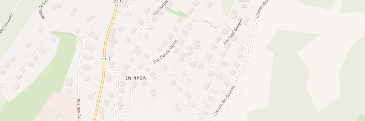 Plan du 1 Rue Paul Gauguin à Coteaux du Lizon