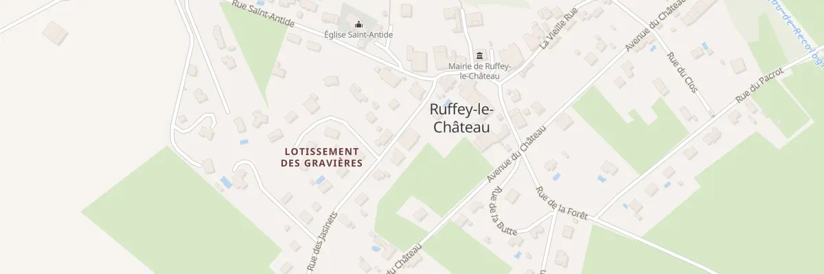 Plan du 18 Rue des Jasinets à Ruffey-le-Château