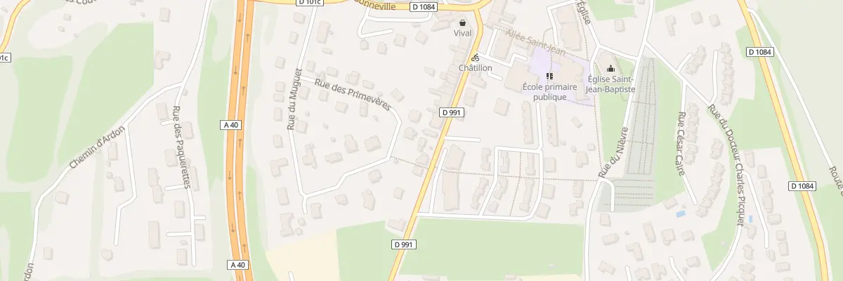 Plan du 166 Rue de la Poste - Chatillon-En à Valserhône
