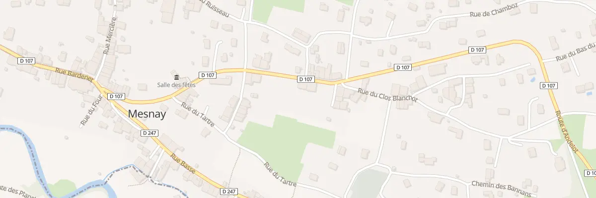 Plan du 14 Grande Rue à Mesnay